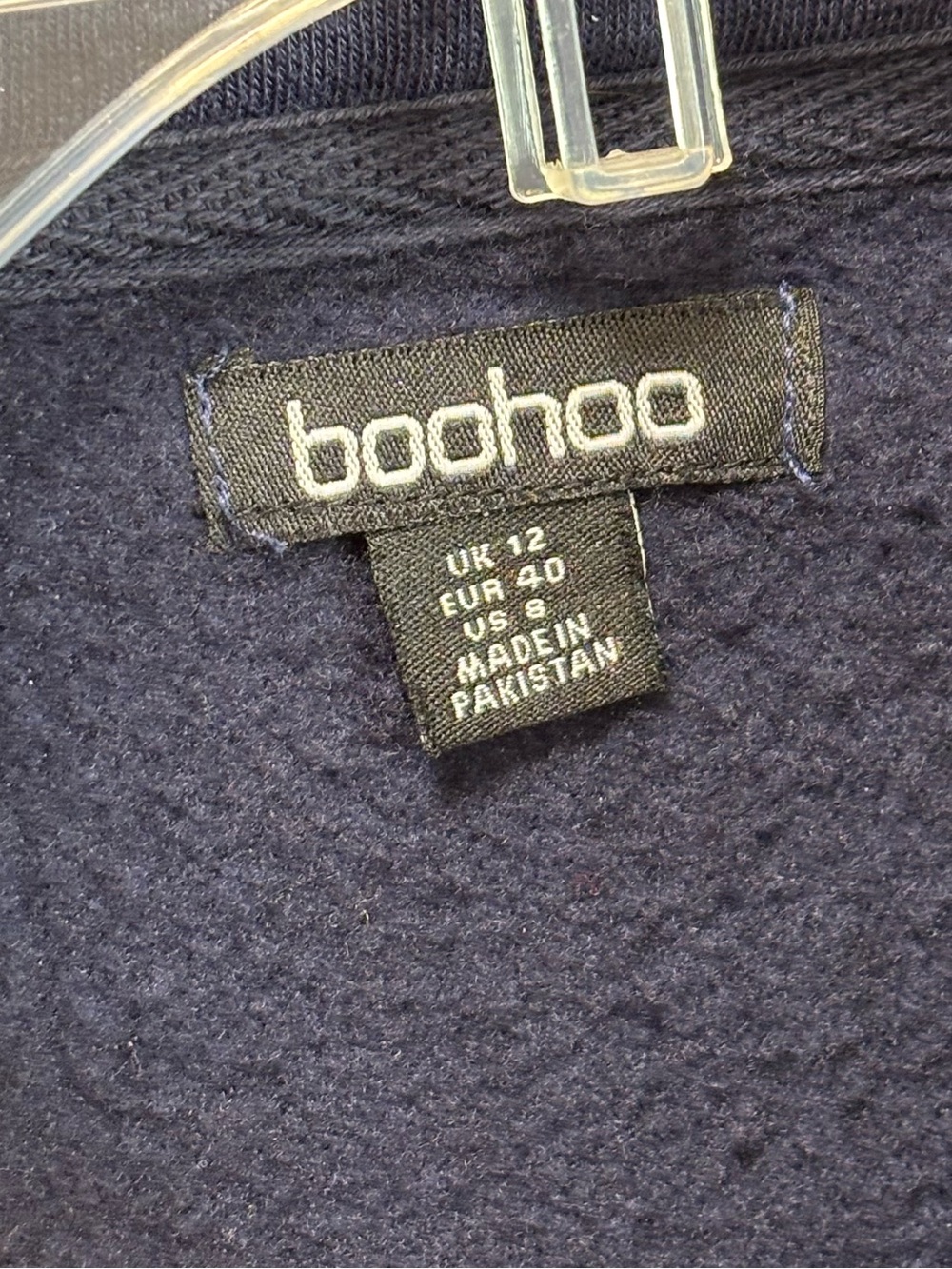 boohoo crop bomber jacket with pocket detail, size 8 - Picture 5 of 8